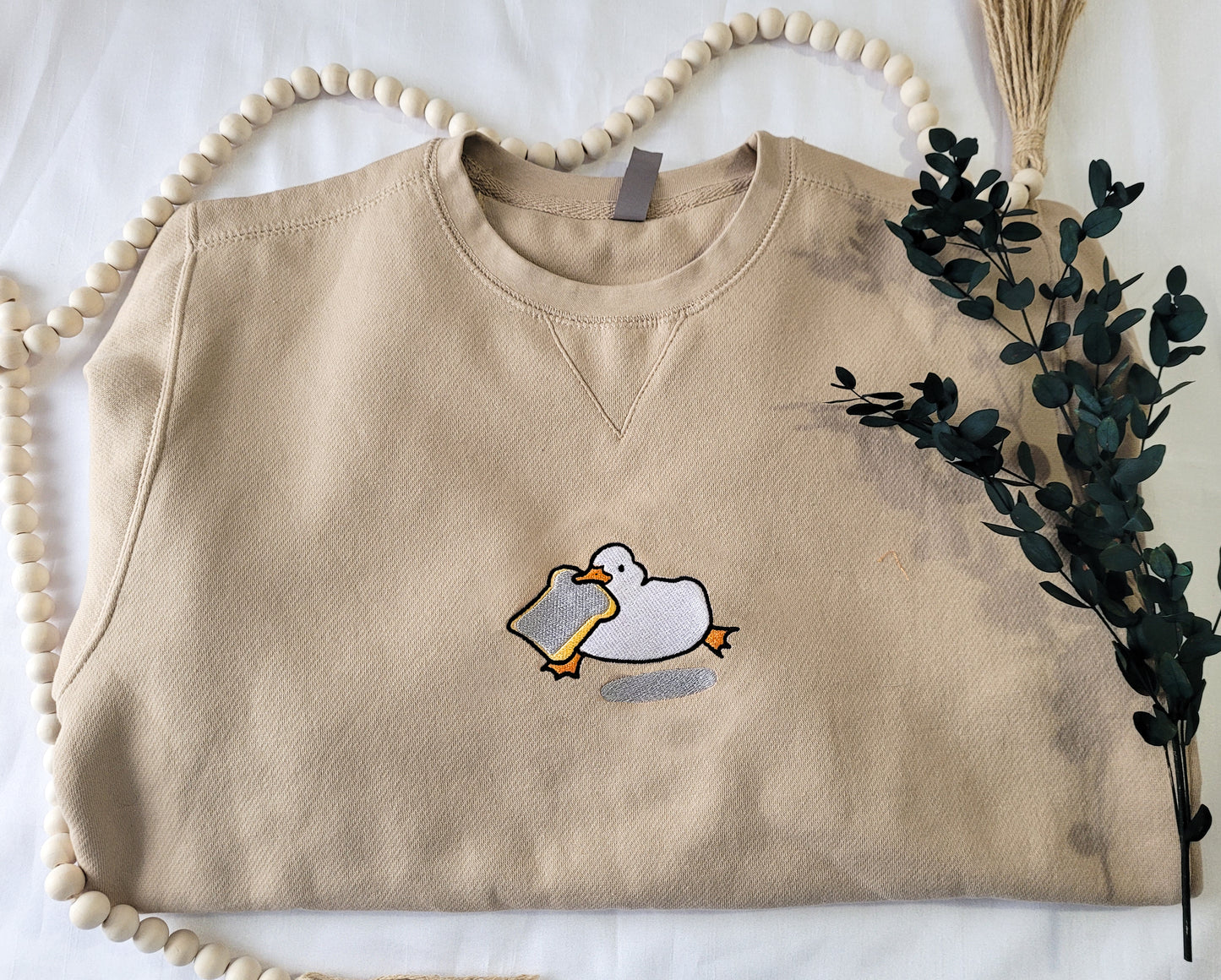 Duck & Crumbs Embroidered Crewneck