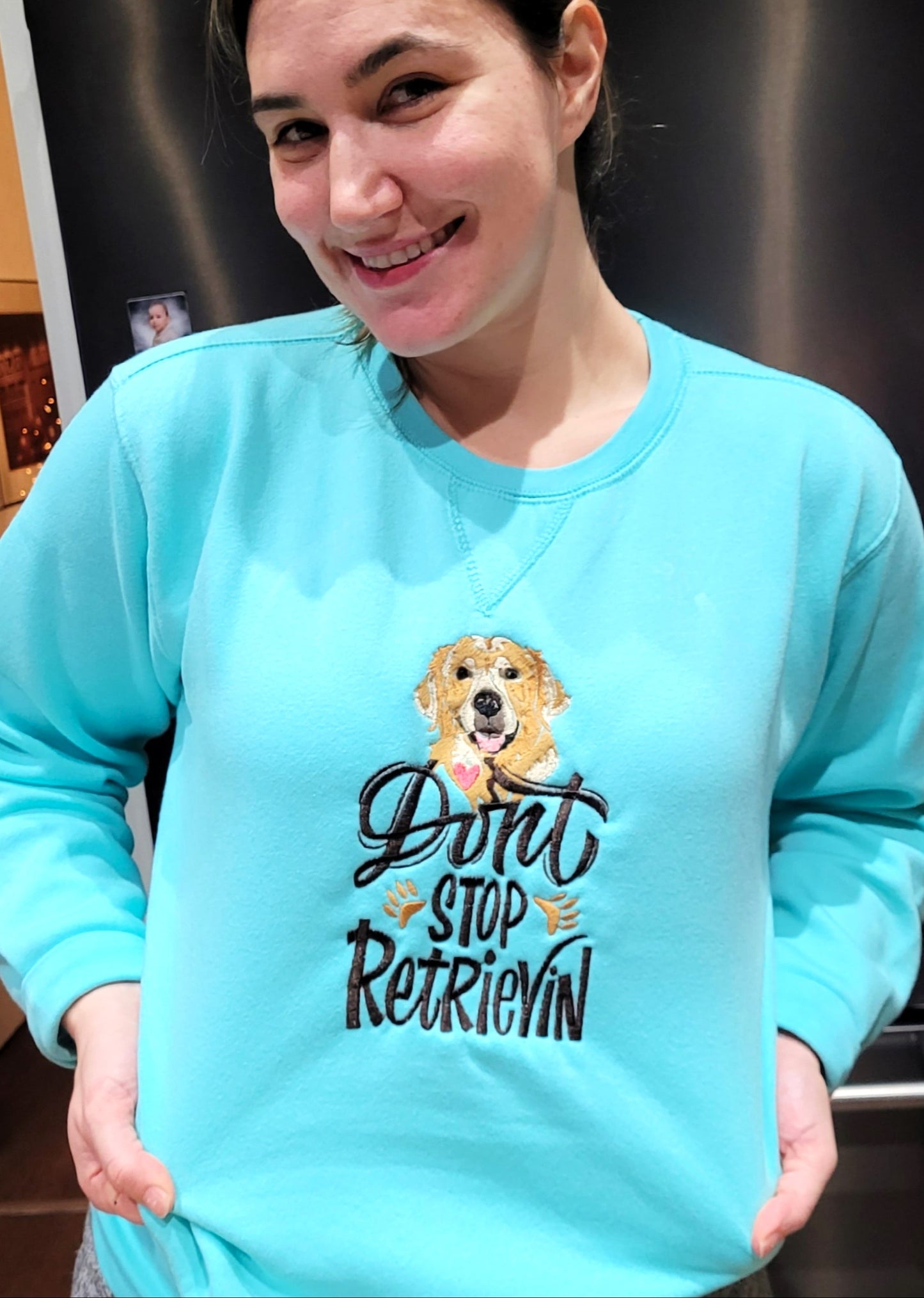 Golden Retriever sweatshirt - Dont stop Retrievin