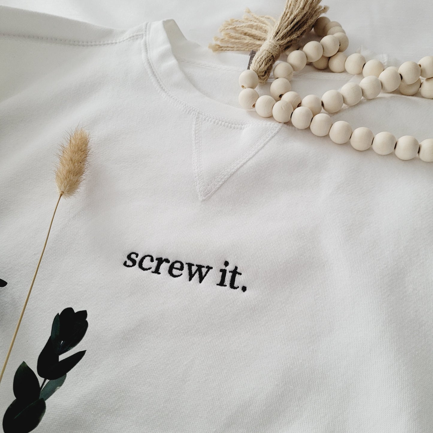 Custom Sweatshirt 'Screw it' Crewneck