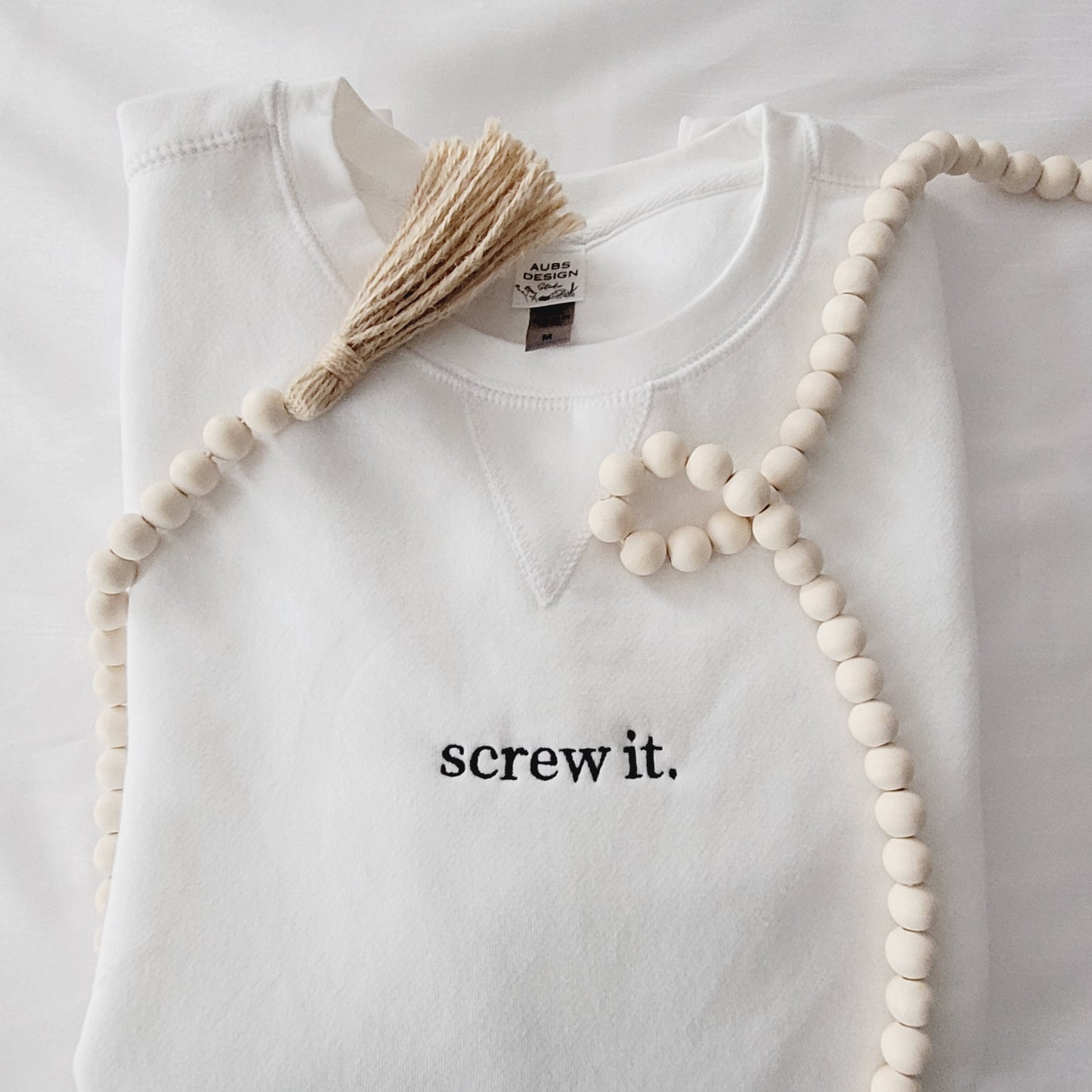 Custom Sweatshirt 'Screw it' Crewneck