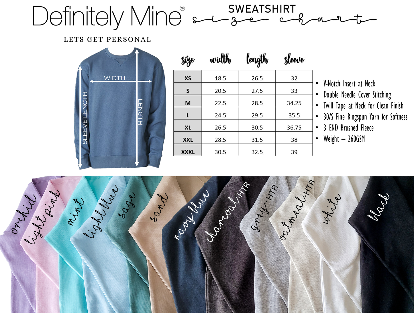 Bestie Sweatshirt - Pearl collection