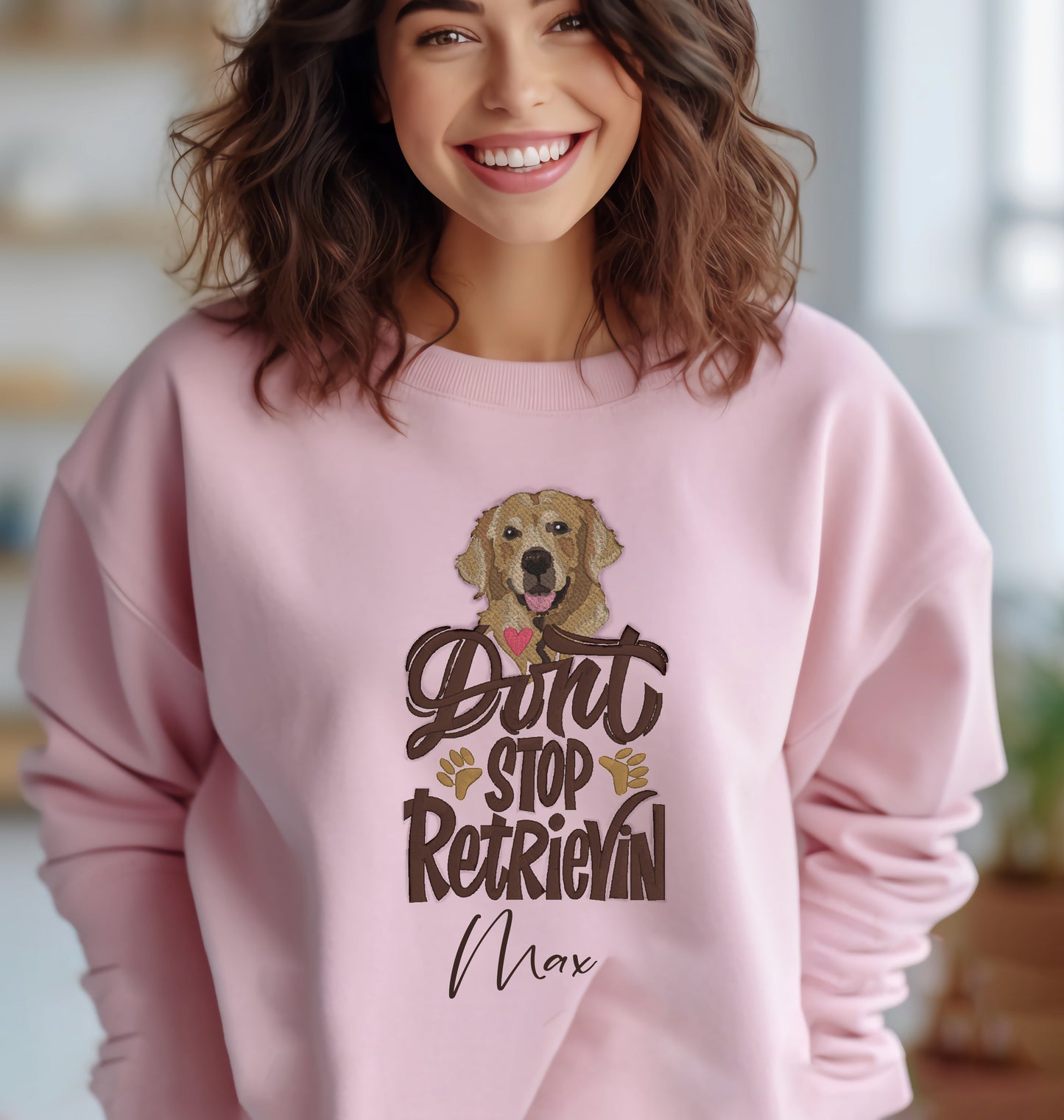 Golden Retriever sweatshirt - Dont stop Retrievin