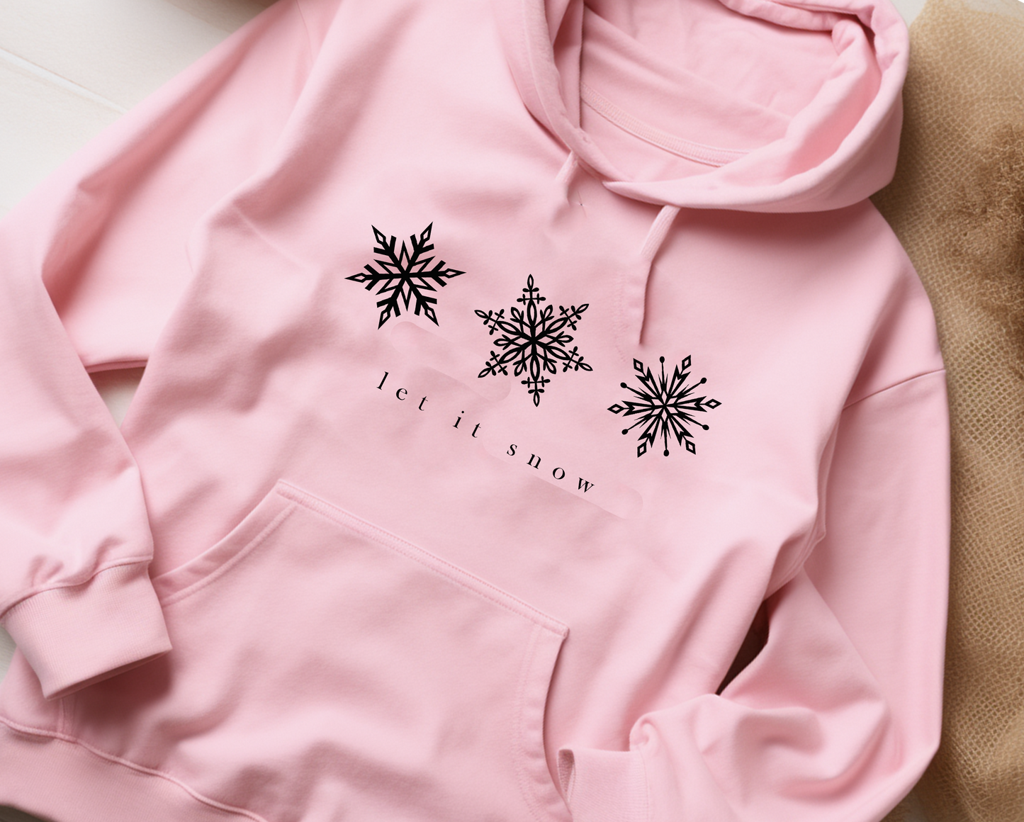 Let it snow Embroidered Sweatshirt