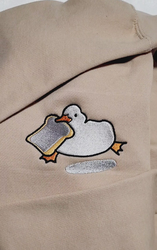 Duck & Crumbs Embroidered Crewneck