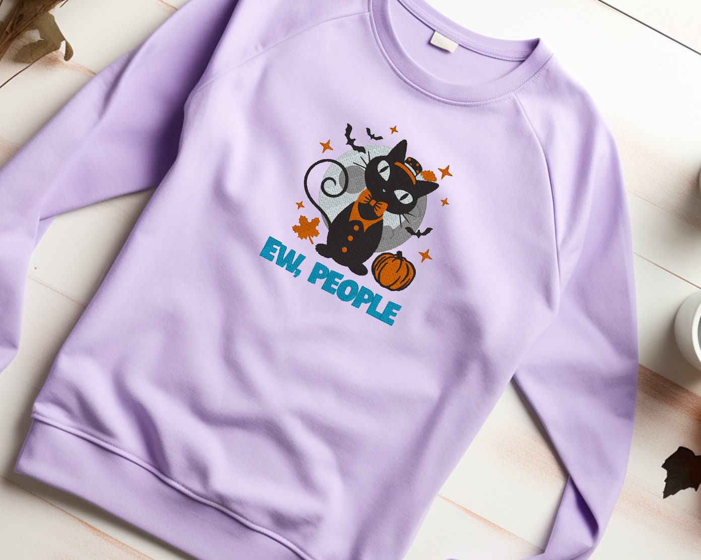 Halloween Ew People Cat sweatshirt