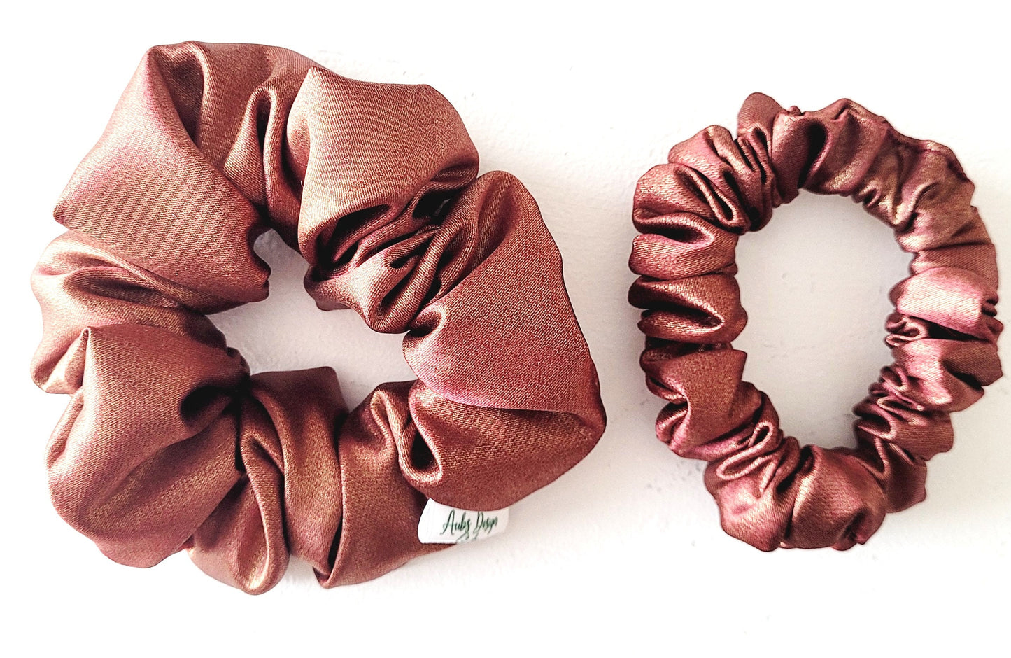 Golden Red Hair Scrunchies