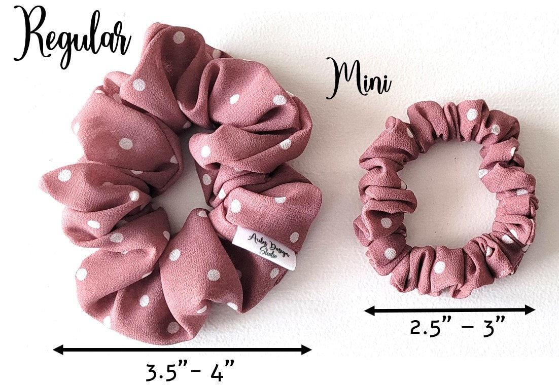 Regency-inspired Satin Hair Scrunchie