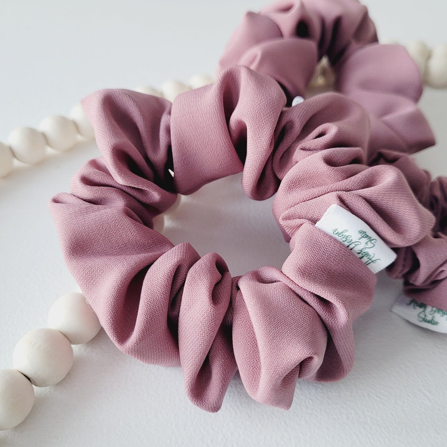 Matte Pink Scrunchie