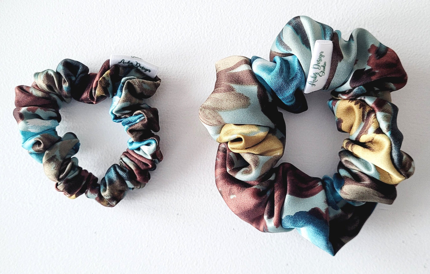 Regency-inspired Satin Hair Scrunchie