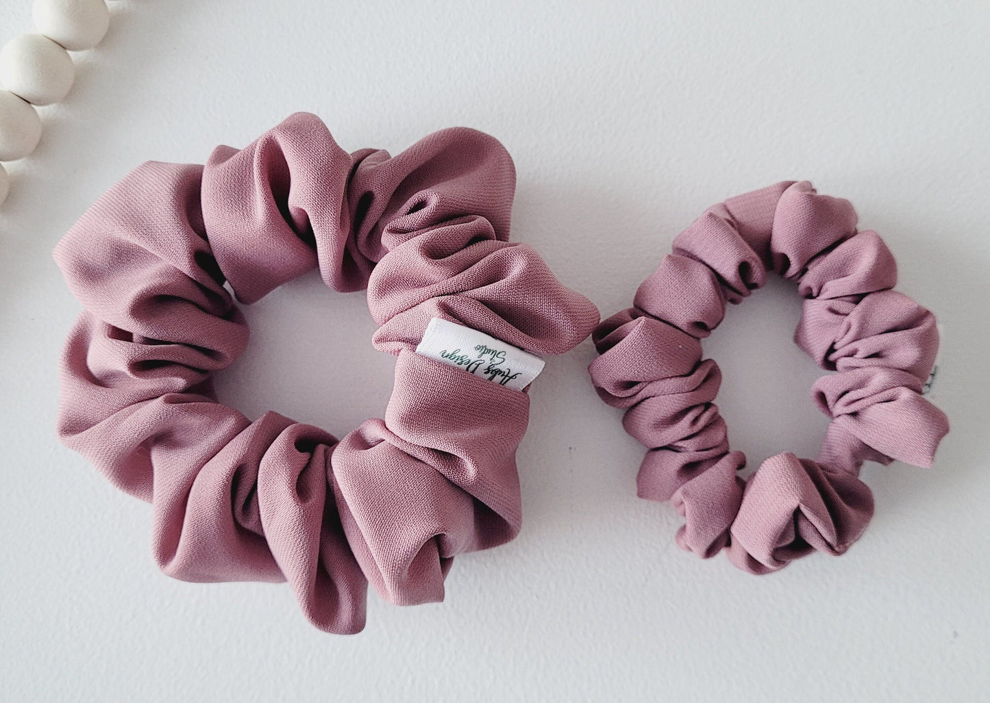 Matte Pink Scrunchie