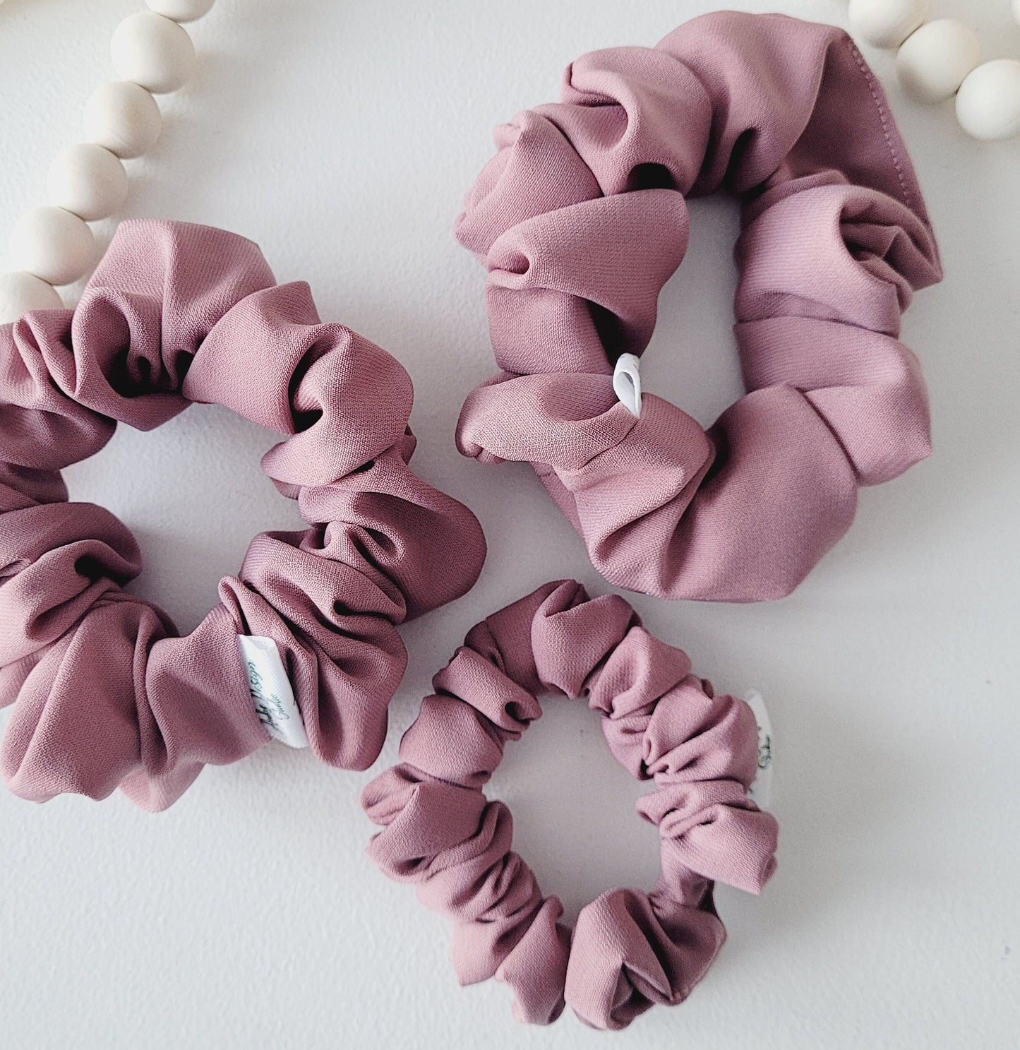 Matte Pink Scrunchie